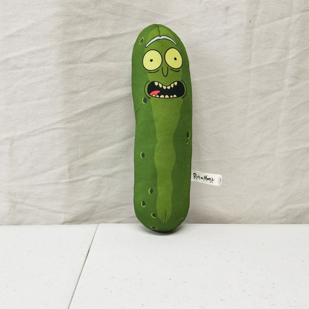 Rick and Morty Pickle Rick Plush Stuffed Toy Factory Adult‎ Swim 9 inches 2020
